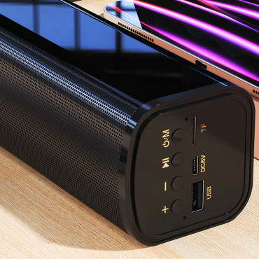 Y2 + Bluetooth 5.0 zvočnik 2400Mah SD USB FM - črna