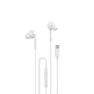 X3C + Wired USB-C slušalke 1.2m - bela