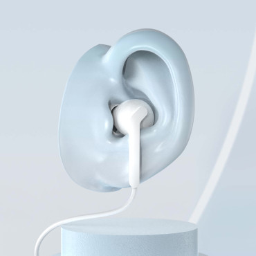 X3C + Wired USB-C Hodetelefoner 1.2m - Hvit