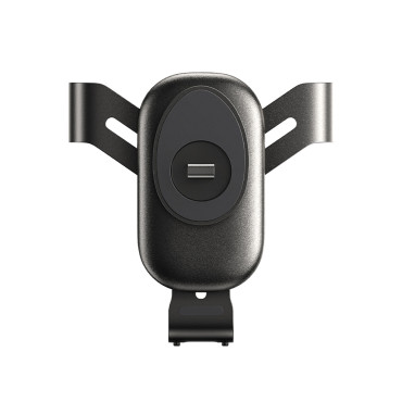 Gravitational Car Handle på en rutet telefon - svart