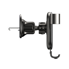Gravitational car handle on a checkered phone - black