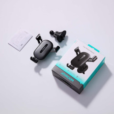 Gravitational Car Handel op een geruite telefoon - Zwart