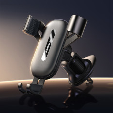 Gravitational Car Handle på en rutet telefon - svart
