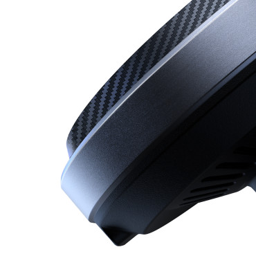 Car holder with Magsafe induction loader with phone cooling - black