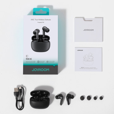 Bezdrôtové slúchadlá TWS Bluetooth 5.4 ANC ENCK - čierna