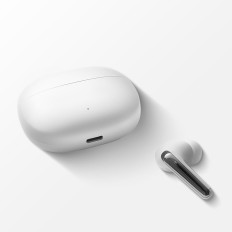 Brezžične slušalke TWS Bluetooth 5.4 ANC ENC - bela