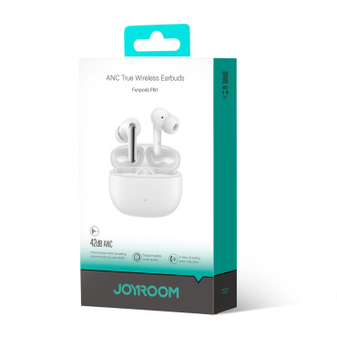 Brezžične slušalke TWS Bluetooth 5.4 ANC ENC - bela