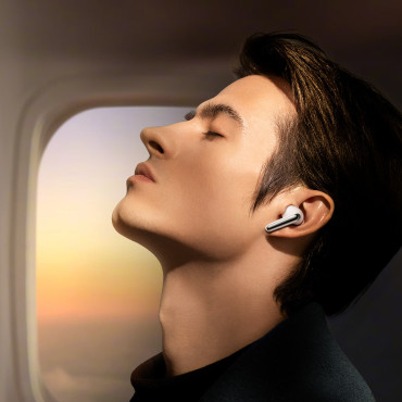 Brezžične slušalke TWS Bluetooth 5.4 ANC ENC - bela