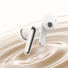 Brezžične slušalke TWS Bluetooth 5.4 ANC ENC - bela