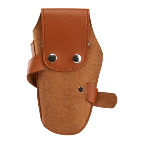 Ceinture Holster pour Ciseaux de Coiffure T11 Marron — vue de face