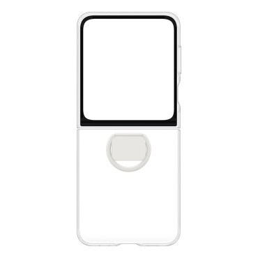 Caso de caso claro da Samsung na galáxia com flip 6 - transparente