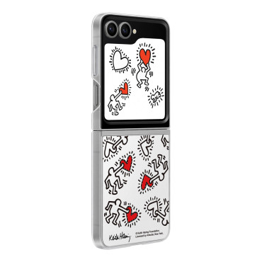 Caja de traje de flips de Samsung en Galaxy con Flip 6 - Transparente