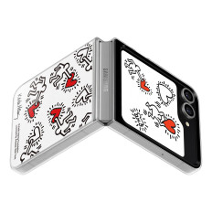 Caja de traje de flips de Samsung en Galaxy con Flip 6 - Transparente