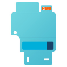 2x Samsung Anti-reflektierender Filmfilm auf Galaxie mit Flip 6