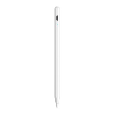Estilo Stylus ativo para Apple iPad Pro Air Mini 130mAh USB-C - Branco