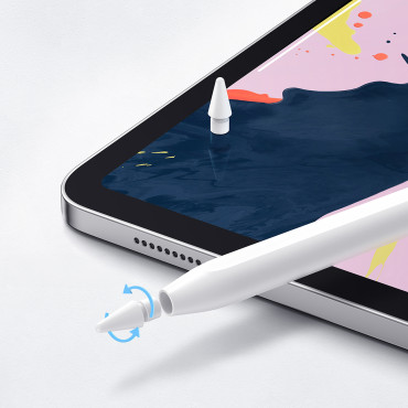 Stylus-stijl actief op Apple ipad pro air mini 130mAh USB-C - wit