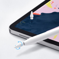 Stylus-Stil tätig zu Apple iPad Pro Air Mini 130mAh USB-C - Weiß