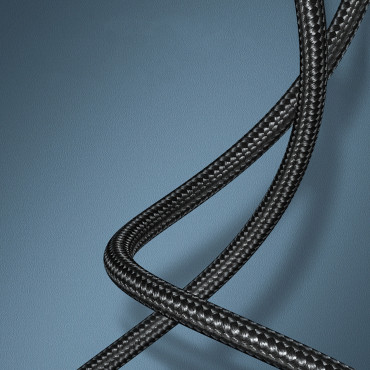 USB-C Skrivarkabel - USB-B 2M - Svart