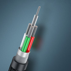 USB-C Skrivarkabel - USB-B 2M - Svart