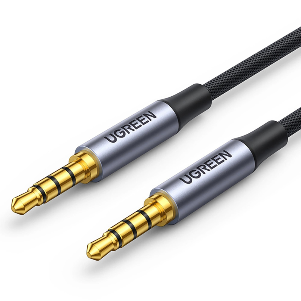 Kabelski audio kabel mini dizalica 3.5mm - Mini Jack 3.5mm 1m - sivo