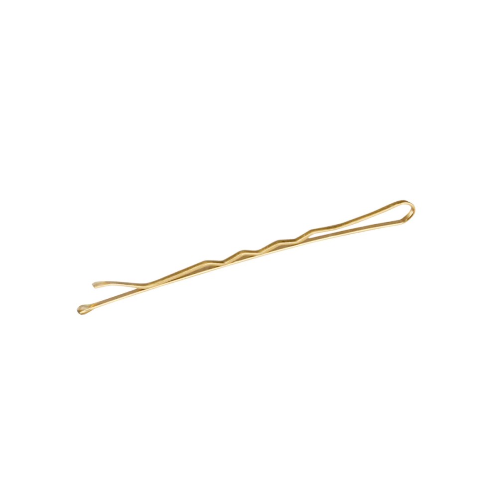 HÅRFIXERINGSNÅLE TIL HÅR E-64 50 STK 6 CM GULD — nærbillede