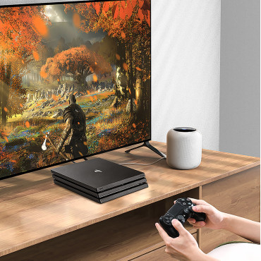 Adapter USB-a (muški) - mini utičnica 3,5 mm (žensko) - bijelo