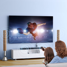 Káblový predlžovací kábel HDMI (Muž) / HDMI (Žena) 8k 15cm - sivá