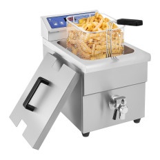 Friteza indukcijske friteze s 230V slavine Royal Catering 10l