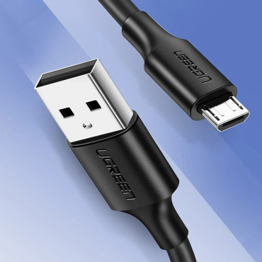 Kábel Micro USB kábel - USB-A 25CM - čierna