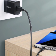 Kabel USB-A 3.0-kabel - USB-C 3A 2M - Svart