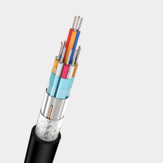USB-C Distributøradapter - HDMI / VGA / USB-A 3.0 / USB-C PD - Grå