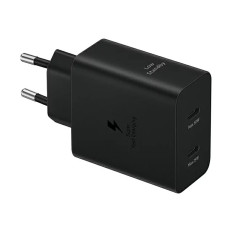 Samsung Power Adapter Duo 2x USB-C 50W - Svart