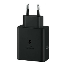 Samsung Power Adapter Duo 2x USB-C 50W - Svart
