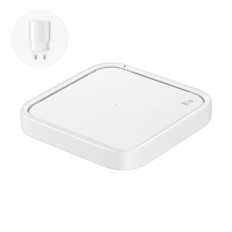 Charger Samsung Wireless Charger Induction Pad 15W + Network Charger and USB-C Cable - White
