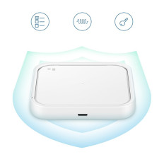 Laddare Samsung Trådlös laddare Induktionskudde 15W + Nätverksladdare och USB-C-kabel - Vit