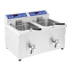 Dvojitá indukcia Fryer Double Indukcia 7000W 230V Royal Catering 2x 10l
