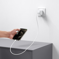 USB-C PD 30W QC SFC - White Network Charger