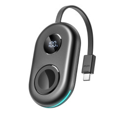 Powerbank 2500mAh met oplader Apple Kijk 3W en USB-C-kabel - zwart