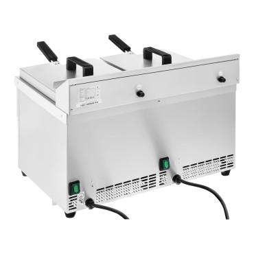 Dubbelinduktion Fryer Dubbel Induktion 7000W 230V Royal Catering 2x 10l