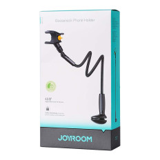 Halter für einen Desktop mit einem flexiblen gänzernhaltigen Arm - schwarz