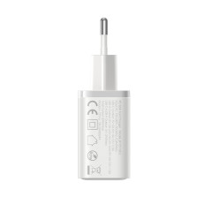 Δίκτυο USB-C Δίκτυο - USB-A 30W PD - λευκό