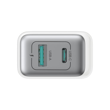 Δίκτυο USB-C Δίκτυο - USB-A 30W PD - λευκό