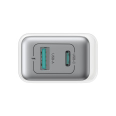 Δίκτυο USB-C Δίκτυο - USB-A 30W PD - λευκό