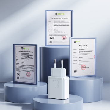 USB-C Nabíječka sítě - USB-A 30W PD - bílá