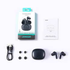 Ακουστικά Funpods in-Ear TWS με Bluetooth 5.4 ANC και IP54 Προστασία - Μαύρο