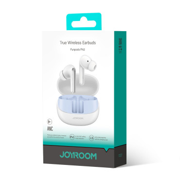 Kuulokkeet Funpods In-Ear TWS Bluetooth 5.4 ANC ja IP54 Protection - valkoinen