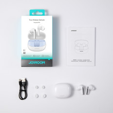 Kuulokkeet Funpods In-Ear TWS Bluetooth 5.4 ANC ja IP54 Protection - valkoinen
