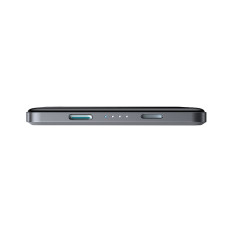 POWERBANK 5000MAH USB-C 20W PD ir indukcinis pakrovimas 15W - pilka