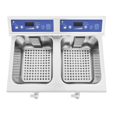 Dubbelinduktion Fryer Dubbel Induktion 7000W 230V Royal Catering 2x 10l