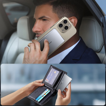 PowerBank 5000mAh USB-C 20W PD und Induktionsbelastung 15W - Grau